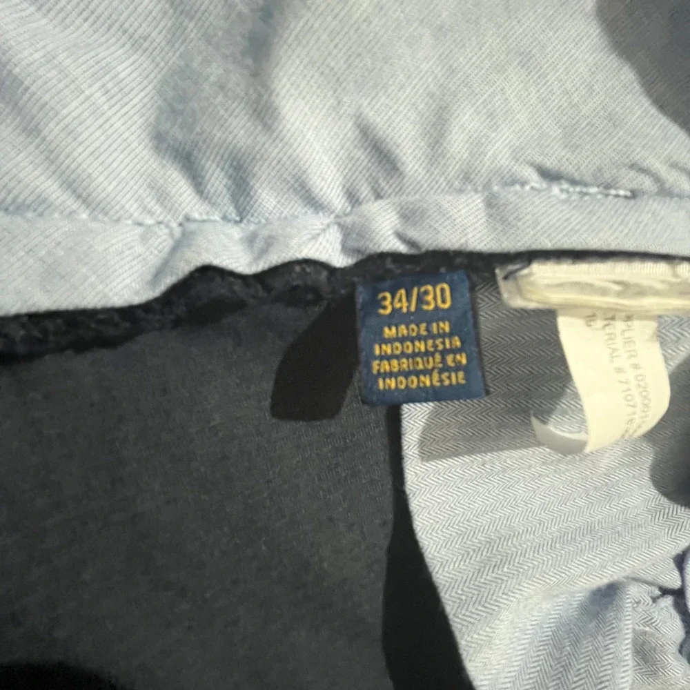 Polo Ralph Lauren Pants Mens 34x30 Navy Blue Stretch Classic Fit Corduroy
